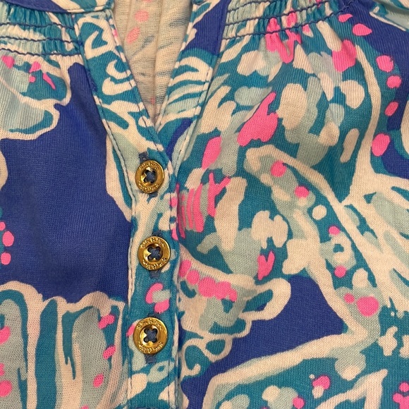 Lilly Pulitzer Mini Essie dress Blue Haven Into the Deep Size M (6-7) & L NWT - Picture 9 of 14